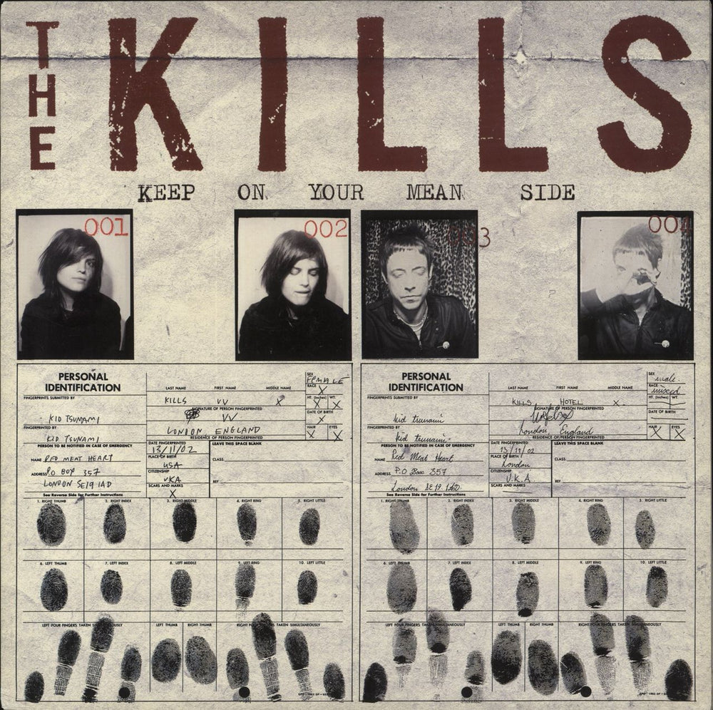 The Kills Keep On Your Mean Side - 180g UK vinyl LP album (LP record) WIGLP124