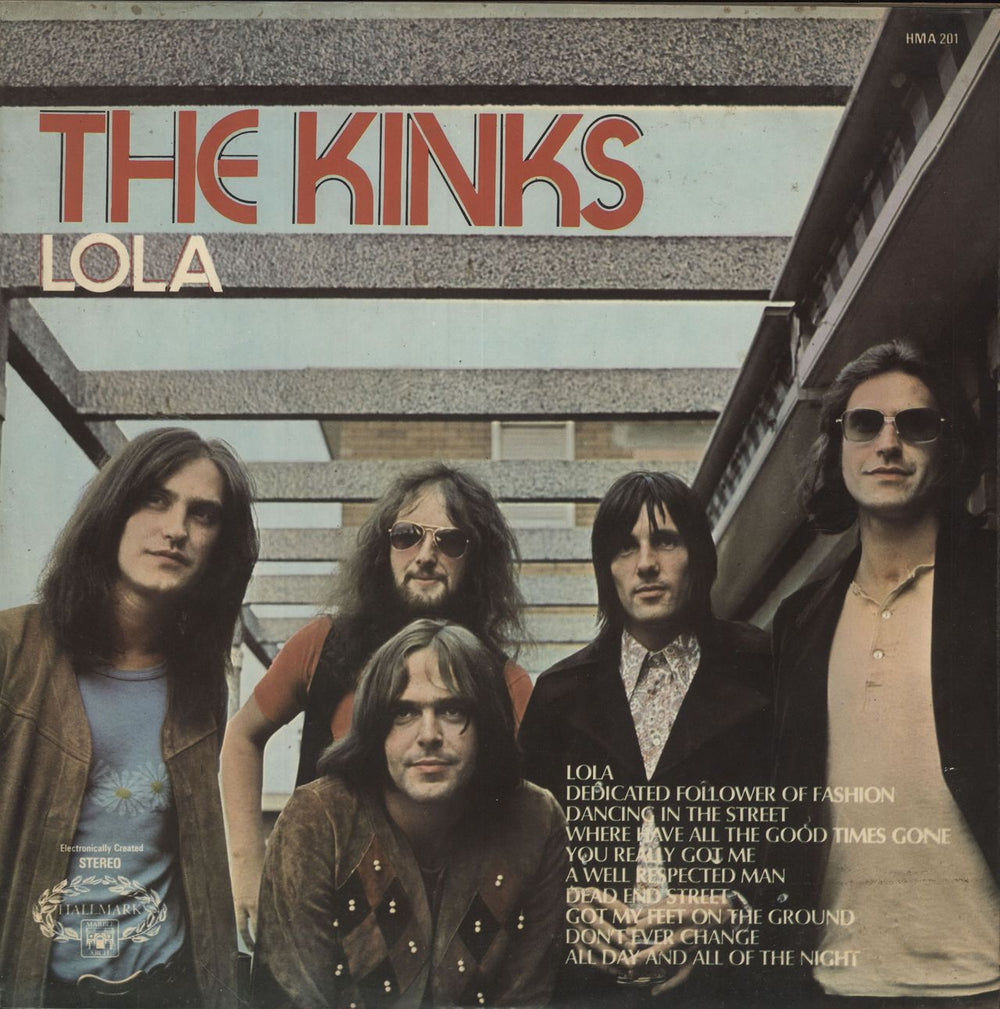 The Kinks Lola UK vinyl LP album (LP record) HMA201