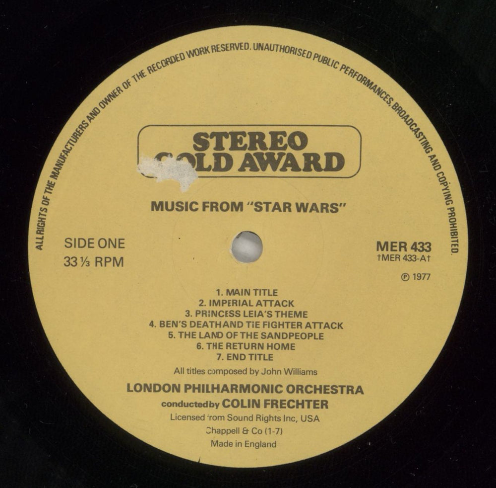 The London Philharmonic Orchestra Star Wars / A Stereo Space Odyssey UK vinyl LP album (LP record) XIZLPST874232