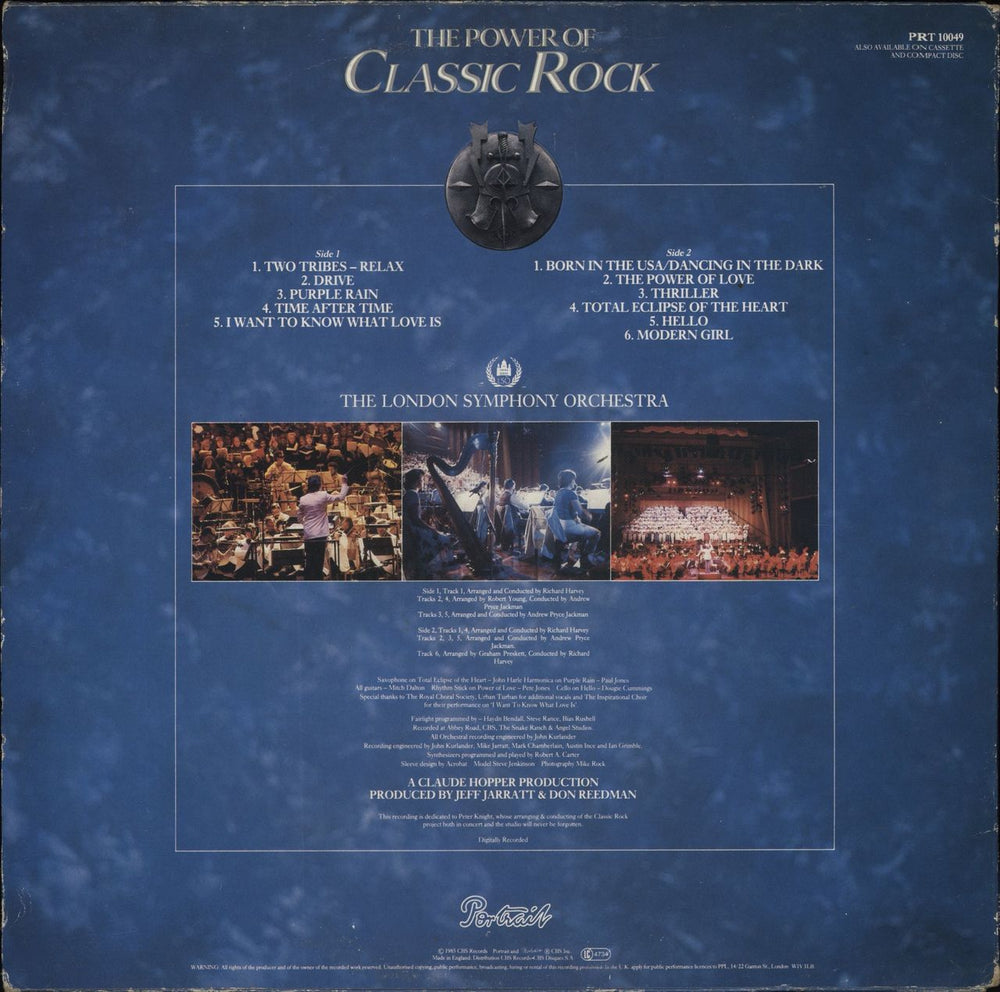 The London Symphony Orchestra The Power Of Classic Rock UK vinyl LP album (LP record)