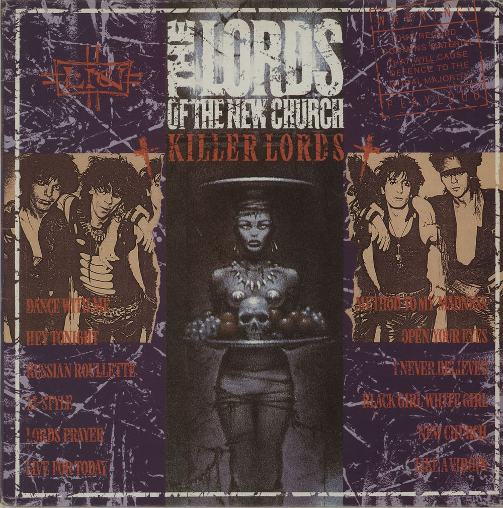 The Lords Of The New Church Killer Lords UK vinyl LP album (LP record) ILP016