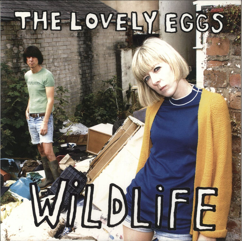 The Lovely Eggs Cob Dominos - Clear vinyl UK vinyl LP album (LP record) EGG002