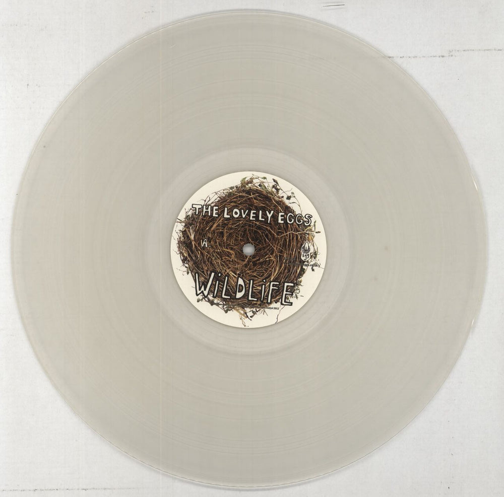 The Lovely Eggs Cob Dominos - Clear vinyl UK vinyl LP album (LP record) X1LLPCO859053