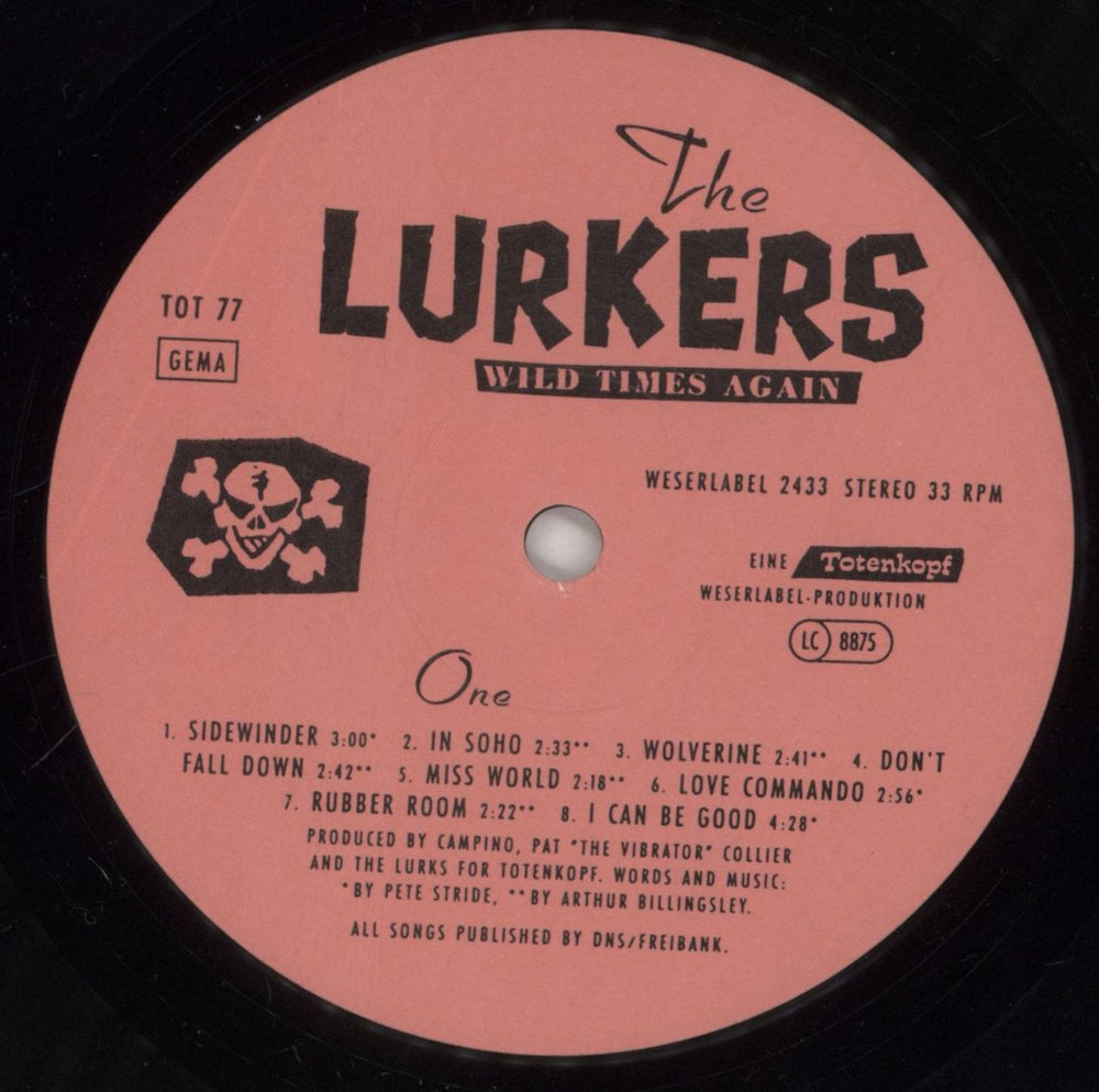 The Lurkers Wild Times Again German vinyl LP album (LP record) LRKLPWI862585