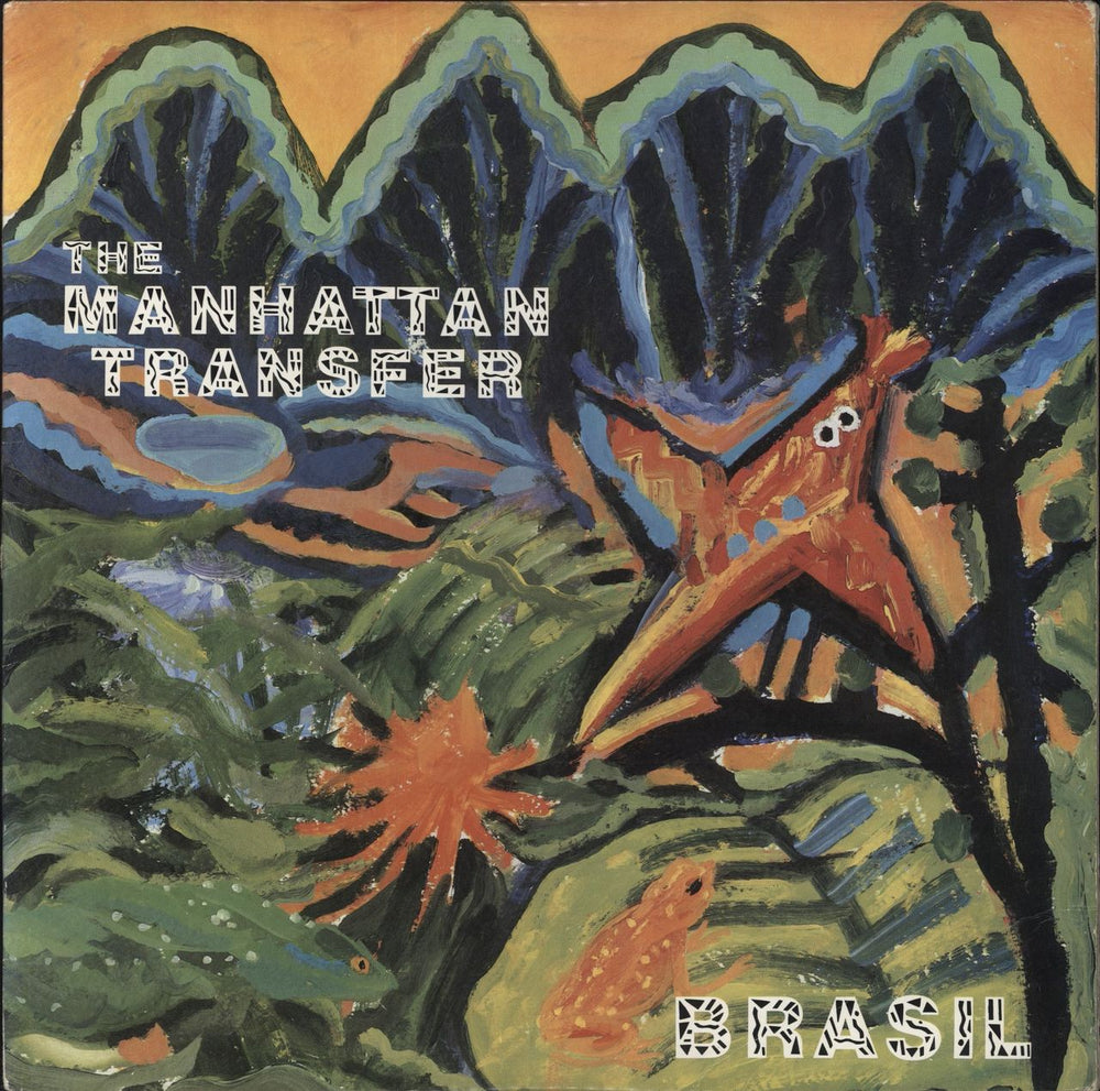 The Manhattan Transfer Brasil US vinyl LP album (LP record) 81803-1