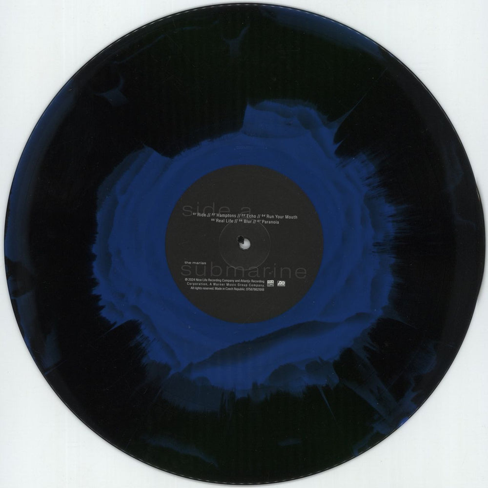 The Marías Submarine - Blue and Black Colour-in-Colour Vinyl US vinyl LP album (LP record) 8IHLPSU878421