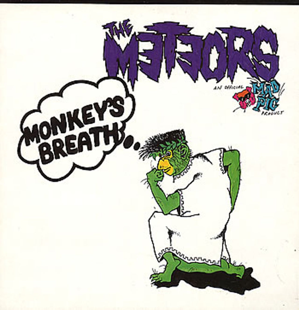 The Meteors (80s) Monkey's Breath UK vinyl LP album (LP record) CHOP2