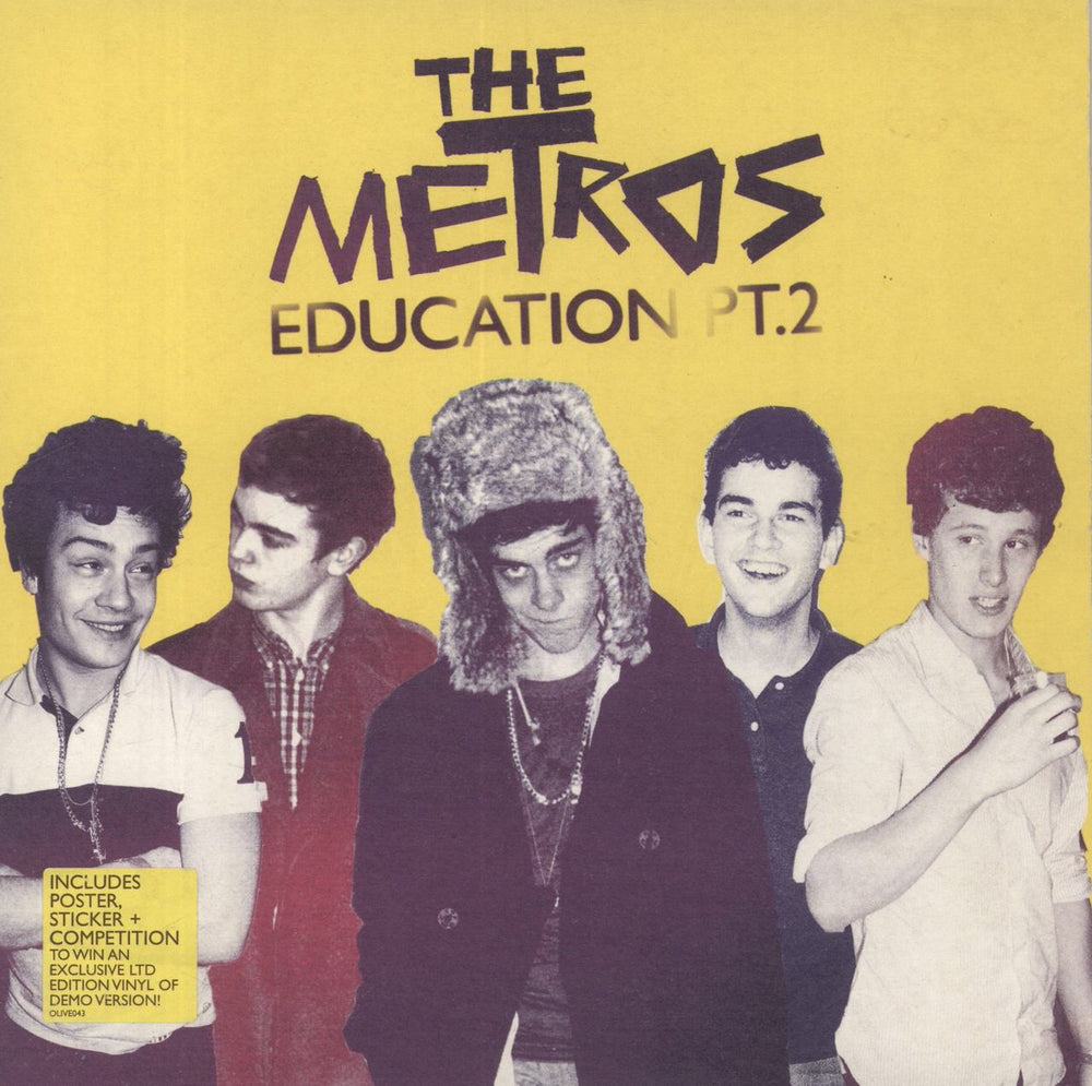 The Metros Education PT.2 UK 7" vinyl single (7 inch record / 45) OLIVE043