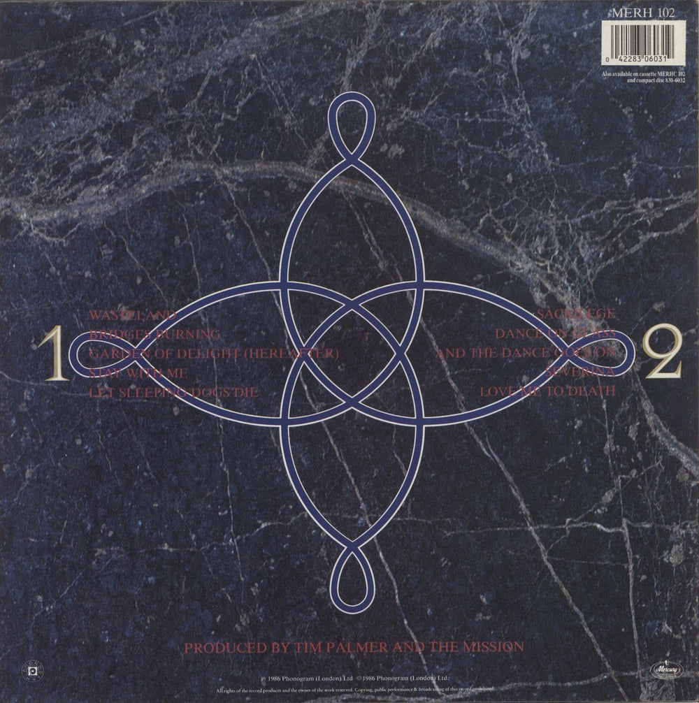 The Mission Gods Own Medicine UK vinyl LP album (LP record) 042283060319