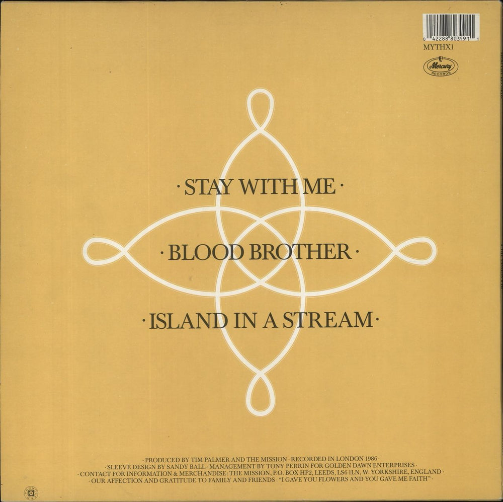 The Mission III - Stay With Me UK 12" vinyl single (12 inch record / Maxi-single) 042288803911