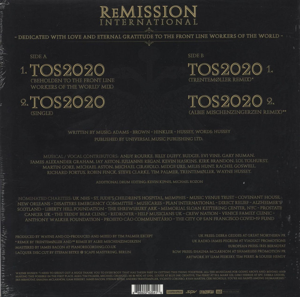 The Mission TOS2020 - Sealed Colombian 12" vinyl single (12 inch record / Maxi-single) 886922435416