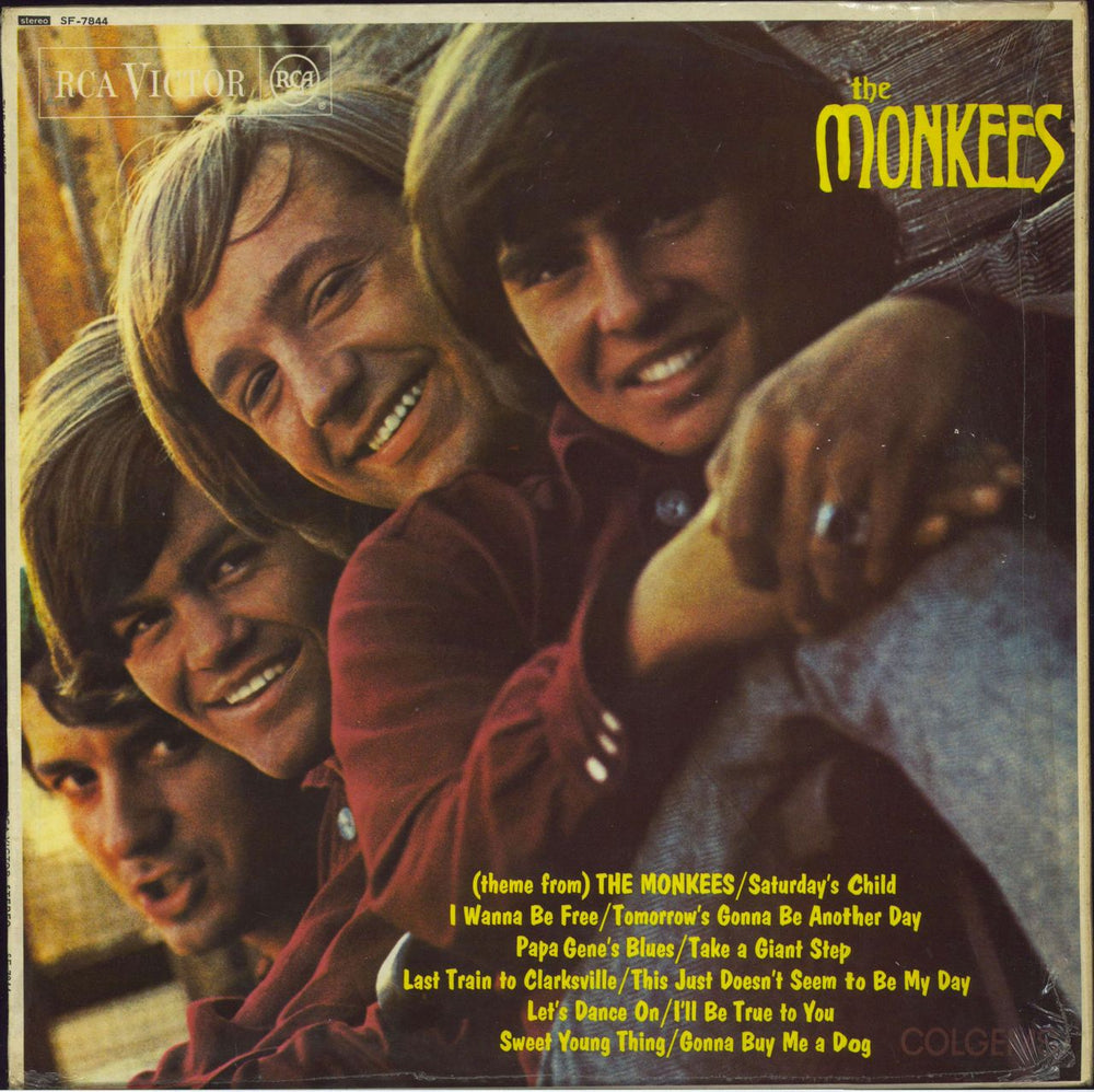 The Monkees The Monkees - Shrink UK vinyl LP album (LP record) SF-7844