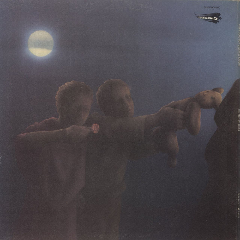 The Moody Blues Every Good Boy Deserves Favour + Insert UK vinyl LP album (LP record)