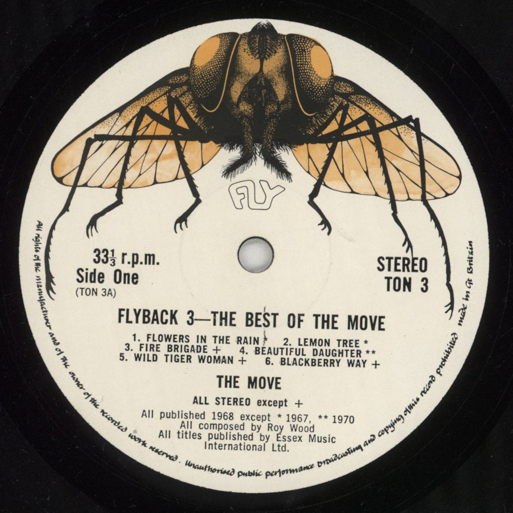 The Move Flyback 3 - The Best Of The Move UK vinyl LP album (LP record) MOVLPFL133562