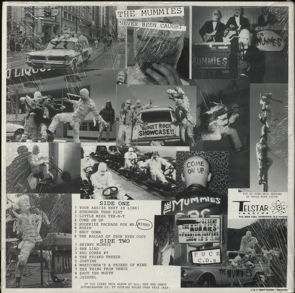 The Mummies Never Been Caught US vinyl LP album (LP record)