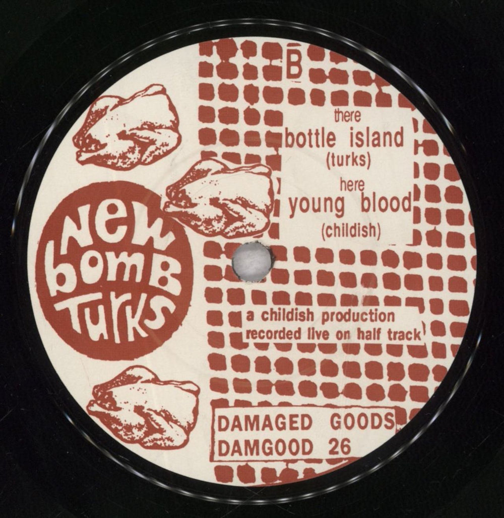 The New Bomb Turks Bottle Island UK 7" vinyl single (7 inch record / 45) T6U07BO841221