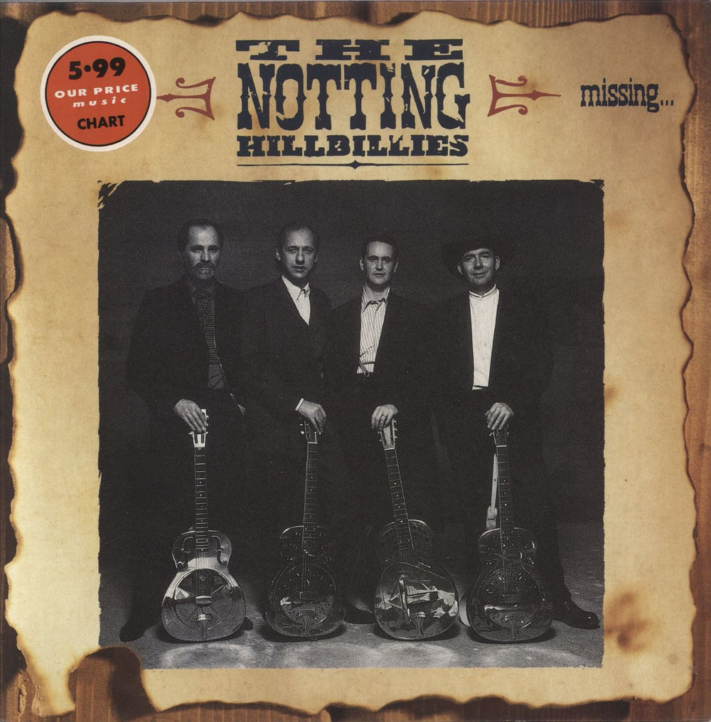 The Notting Hillbillies Missing... Presumed Having A Good Time - EX UK vinyl LP album (LP record) 842671-1