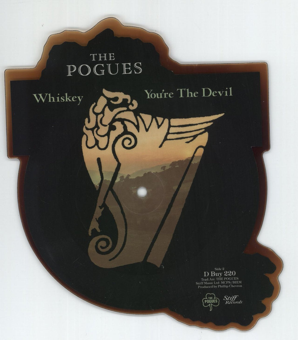 The Pogues A Pair Of Brown Eyes UK shaped picture disc (picture disc vinyl record) POGSHAP420128