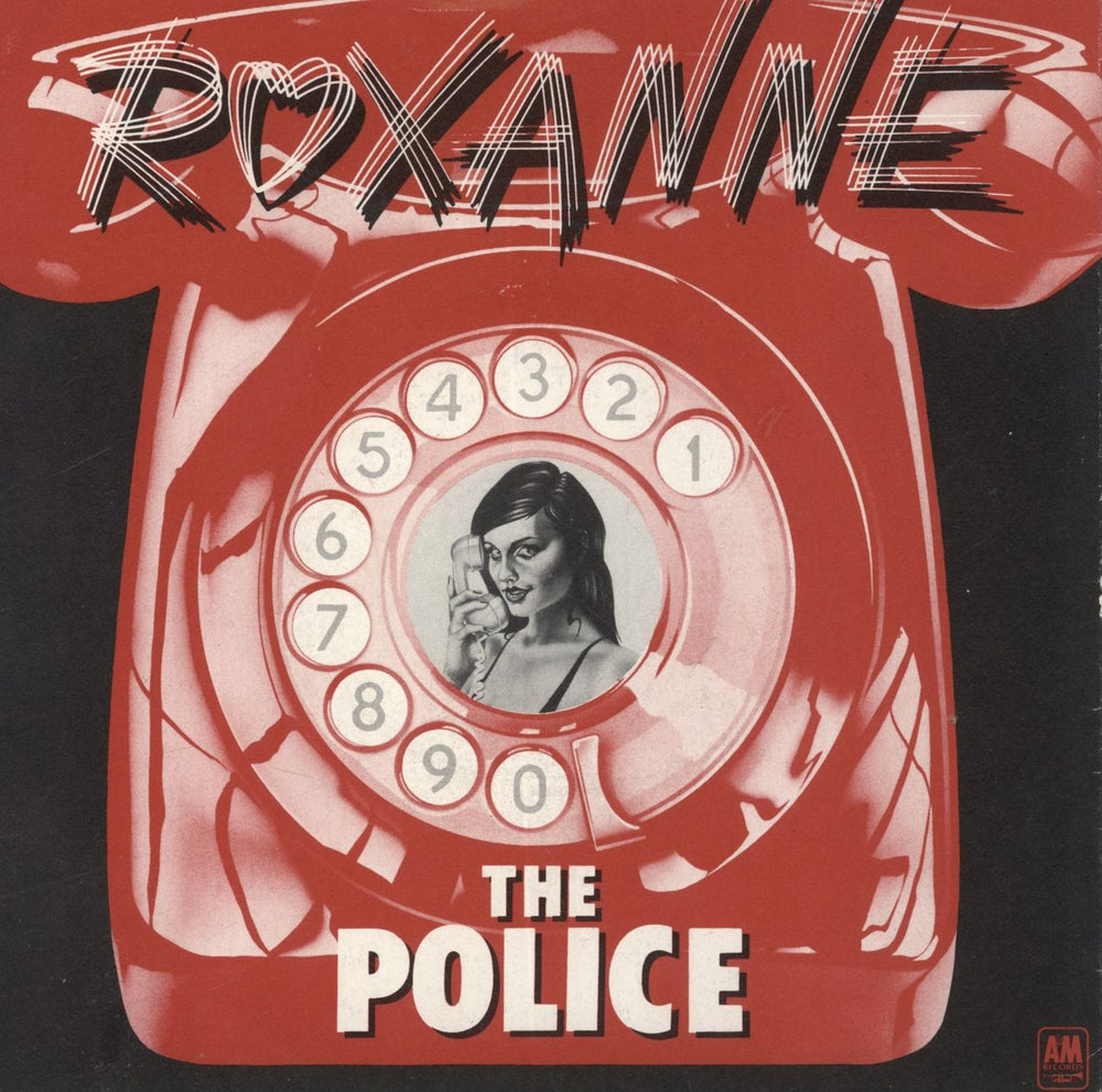 The Police Roxanne UK Promo 7" vinyl single (7 inch record / 45) AMS7348