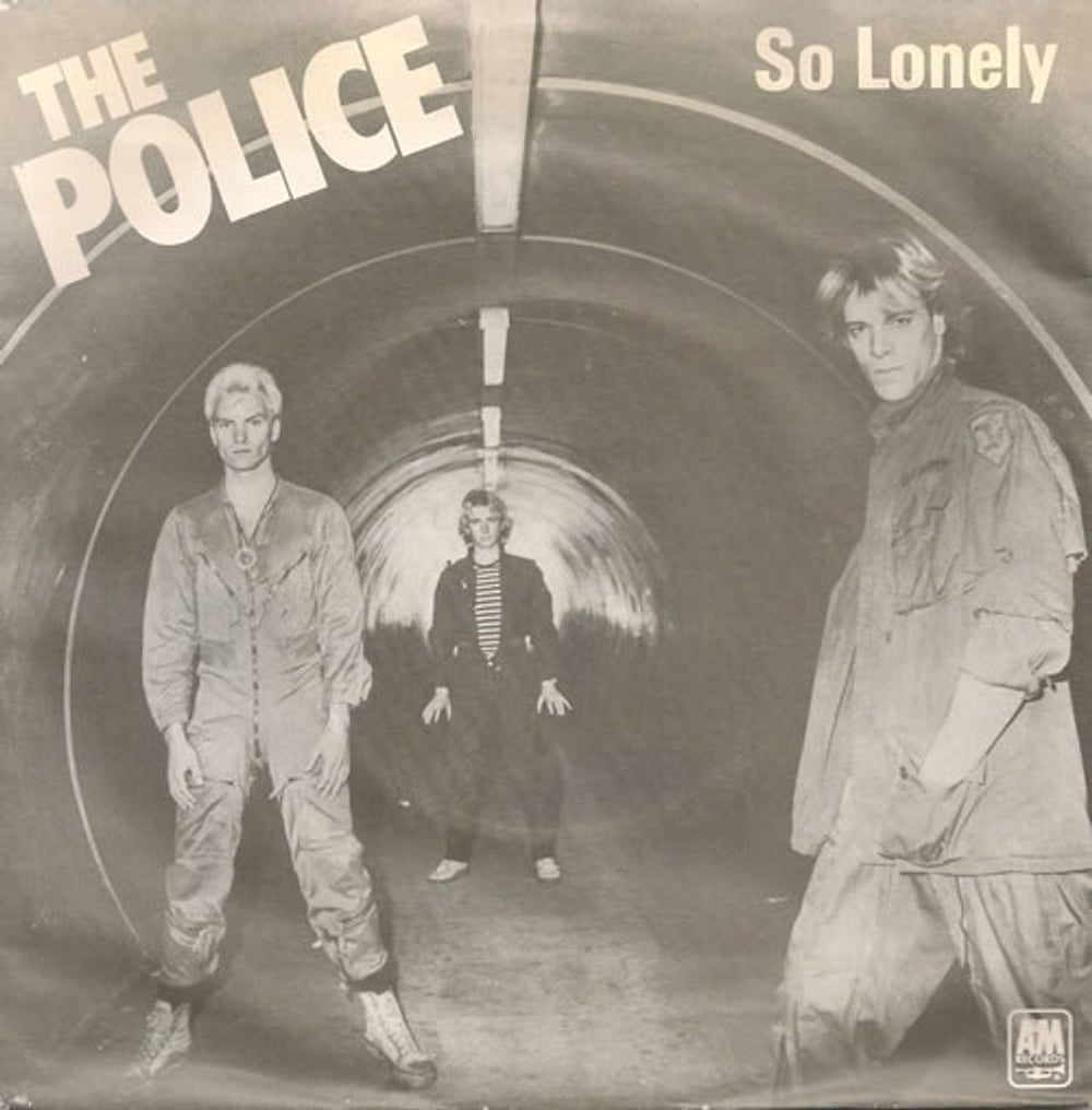 The Police So Lonely - P/S UK 7" vinyl single (7 inch record / 45) AMS7402