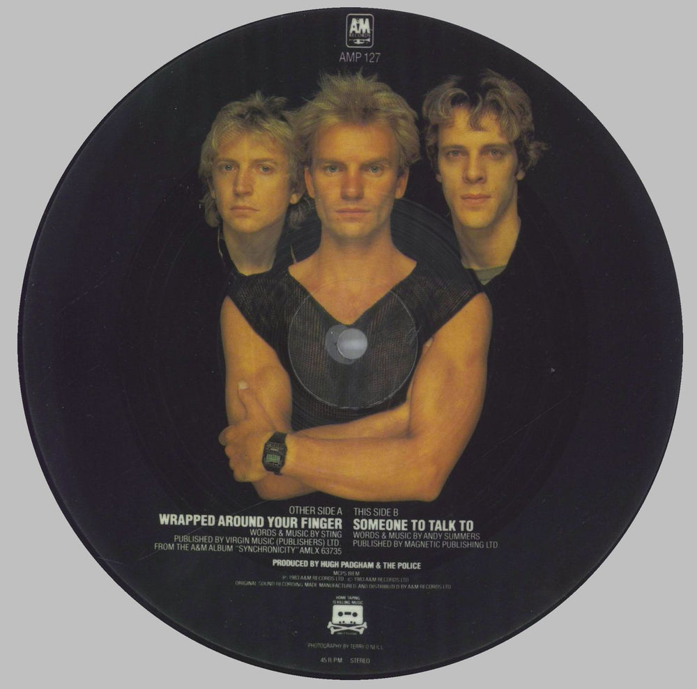 The Police Wrapped Around Your Finger - Set Of Three Picture Discs UK 7" vinyl picture disc (7 inch picture disc single) POL7PWR829030