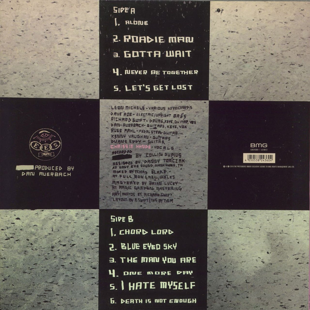 The Pretenders Alone UK vinyl LP album (LP record) 4050538243604