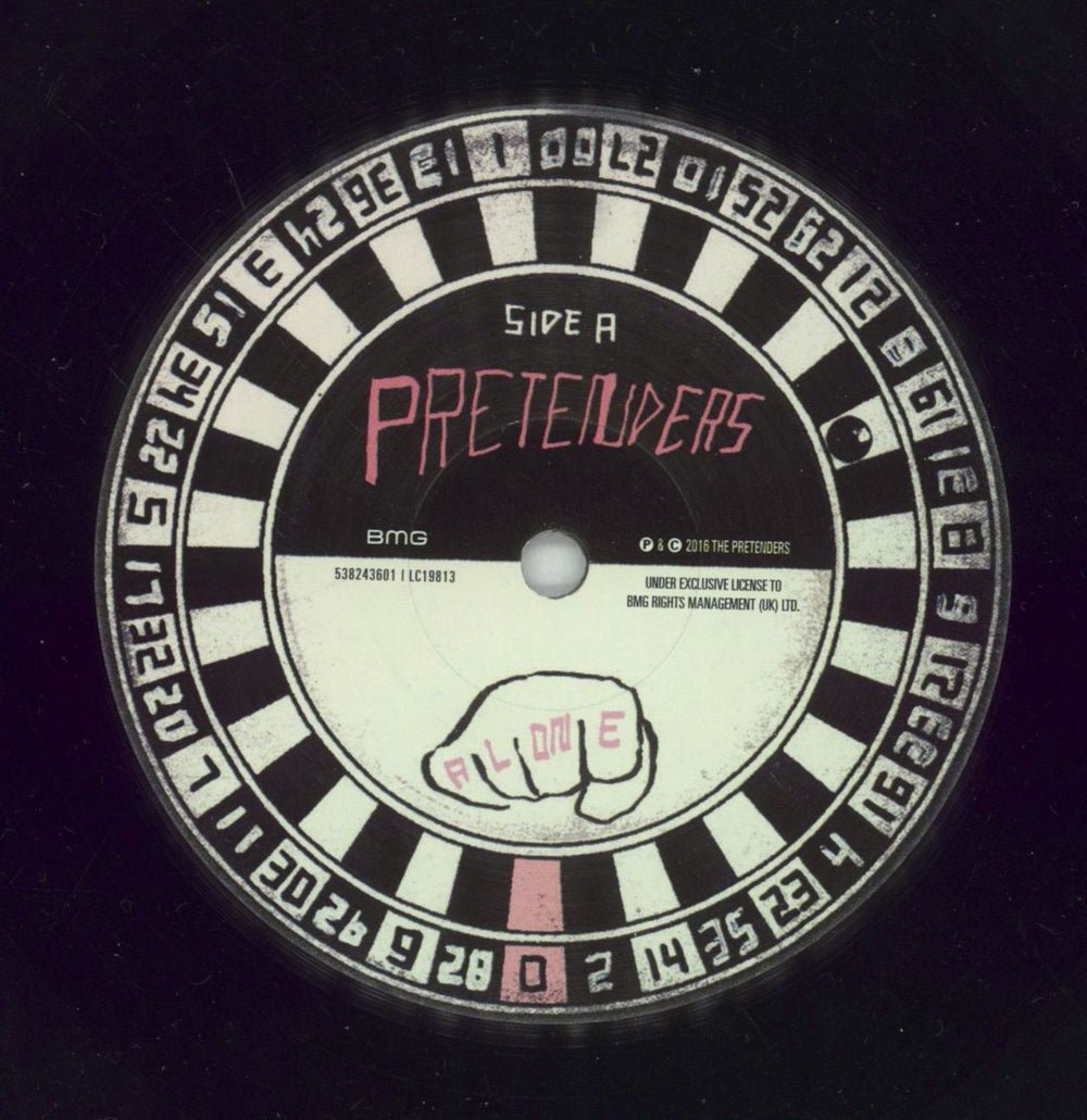 The Pretenders Alone UK vinyl LP album (LP record) PTNLPAL664605