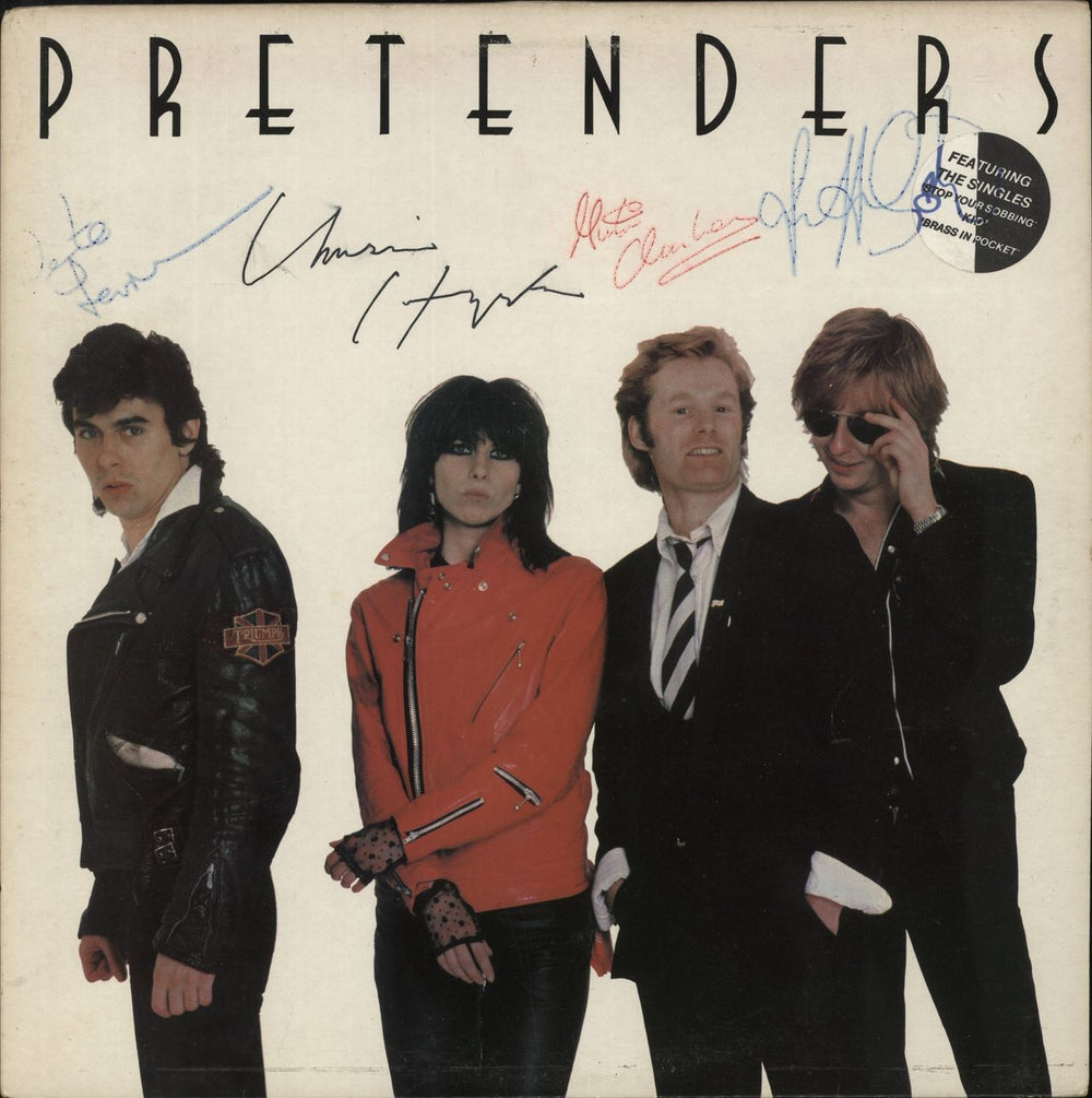 The Pretenders Pretenders - Fully Autographed - EX UK vinyl LP album (LP record) RAL3