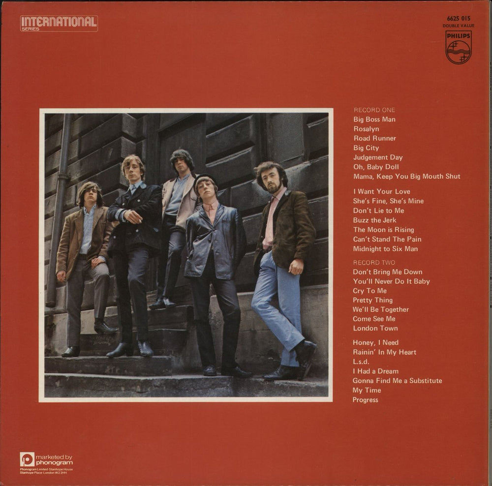 The Pretty Things Greatest Hits 1964-1967 UK 2-LP vinyl record set (Double LP Album)