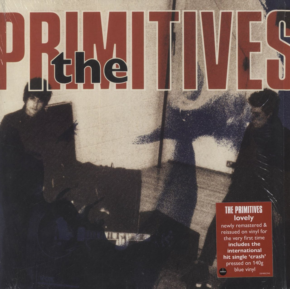 The Primitives Lovely - 140gm Blue Vinyl UK vinyl LP album (LP record) DEMREC945