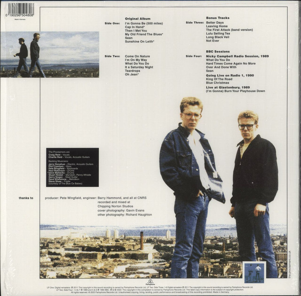 The Proclaimers Sunshine On Leith - RSD 2022 - Green Marbled Vinyl - Shrink UK 2-LP vinyl record set (Double LP Album) 190296504808