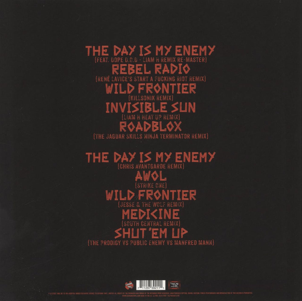 The Prodigy The Day Is My Enemy Remix Album - RSD 2022 - Red Vinyl UK vinyl LP album (LP record) 711297392111