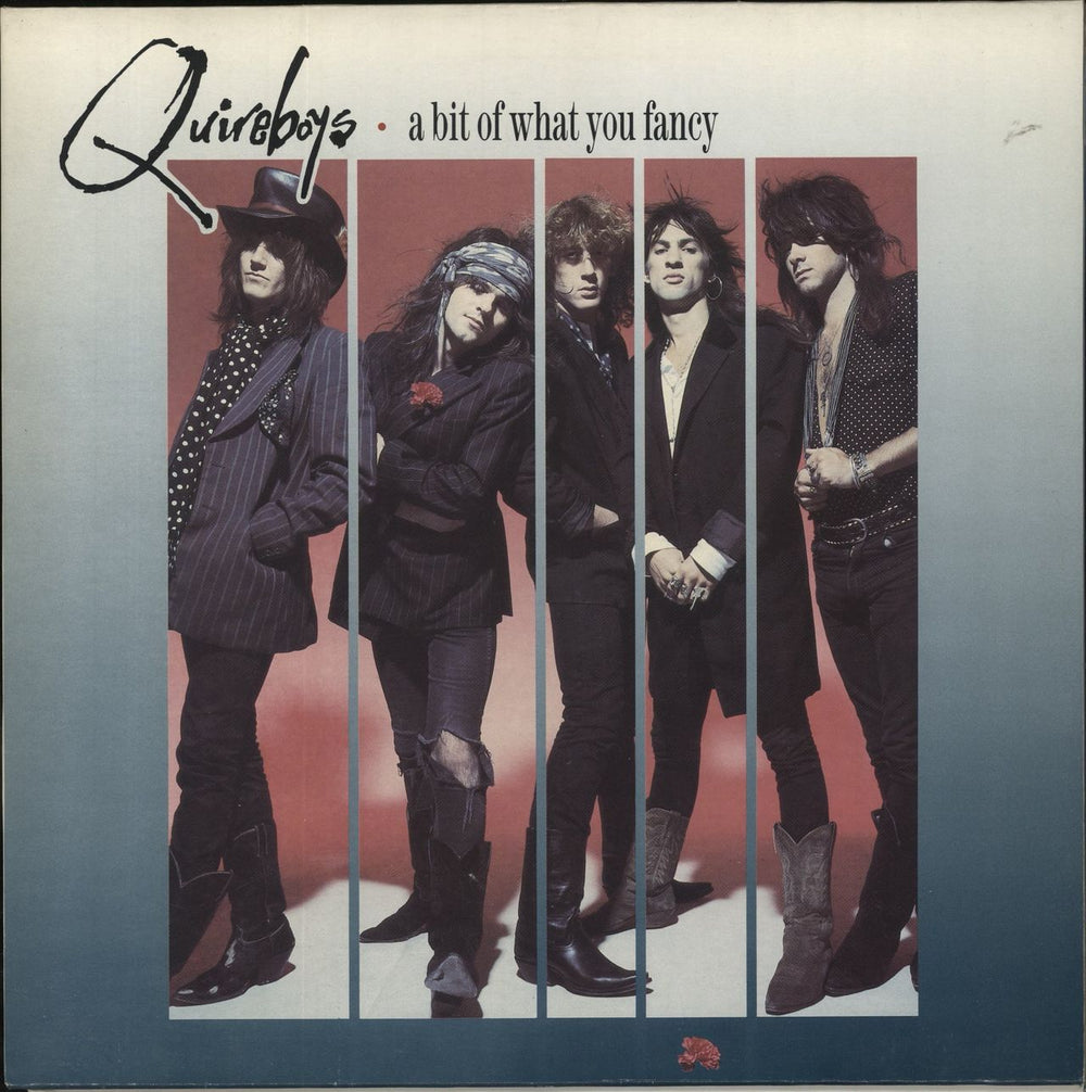 The Quireboys A Bit Of What You Fancy + Press Pack UK vinyl LP album (LP record) PCS7335