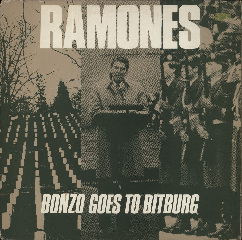 The Ramones Bonzo Goes To Bitburg - EX UK 12" vinyl single (12 inch record / Maxi-single) BEG140T