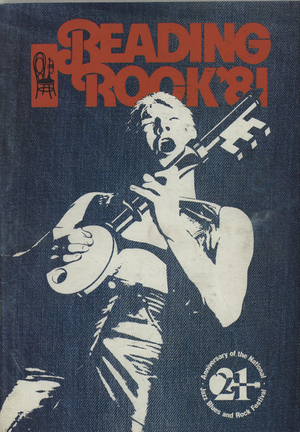The Reading Festival Reading Rock '81 UK tour programme CONCERT PROGRAMME