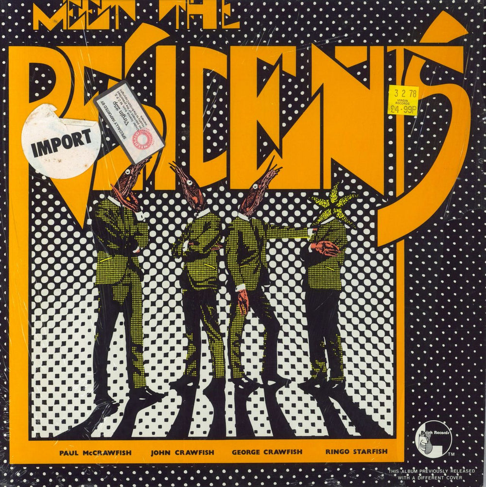 The Residents Meet The Residents US vinyl LP album (LP record) RR0677