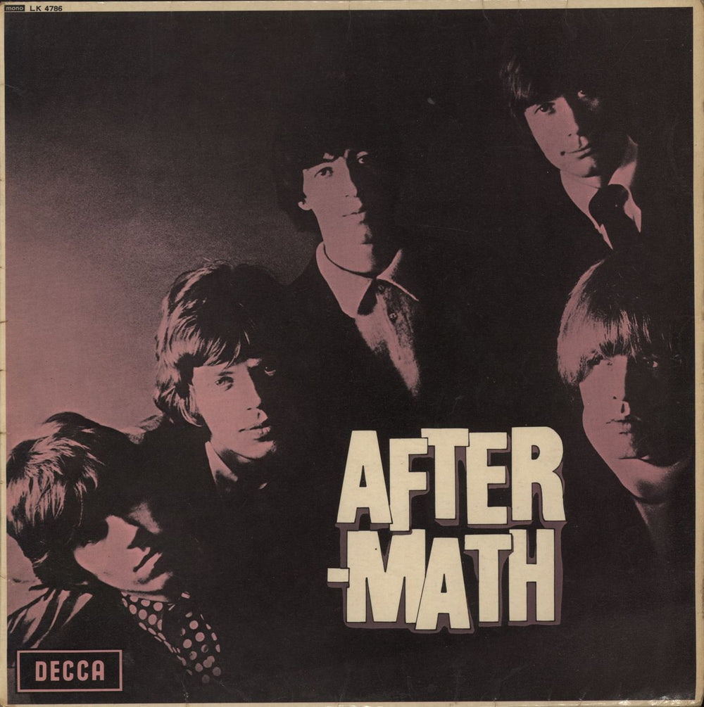 The Rolling Stones Aftermath - Shadow Sleeve - Annotated UK vinyl LP album (LP record) LK4786