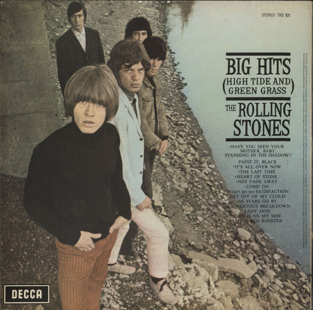 The Rolling Stones Big Hits (High Tide And Green Grass) - 3rd - EX UK vinyl LP album (LP record)