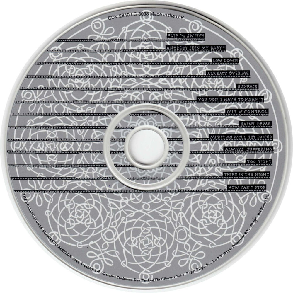 The Rolling Stones Bridges To Babylon + Interview UK Promo 2 CD album set (Double CD) 1997