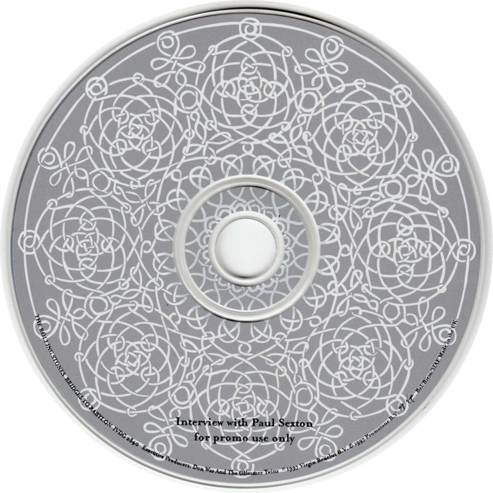 The Rolling Stones Bridges To Babylon + Interview UK Promo 2 CD album set (Double CD)