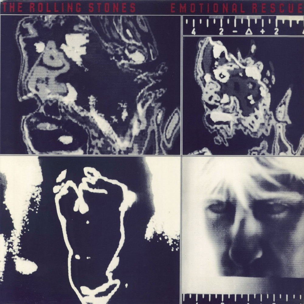 The Rolling Stones Emotional Rescue + Poster UK vinyl LP album (LP record) CUN39111