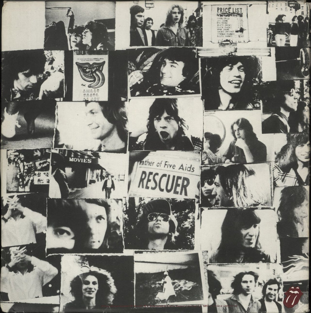 The Rolling Stones Exile On Main St + Postcards - EX UK 2-LP vinyl record set (Double LP Album)