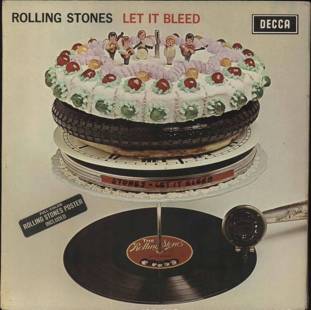 The Rolling Stones Let It Bleed - 1st - 3rd Label Design UK vinyl LP album (LP record) LK5025