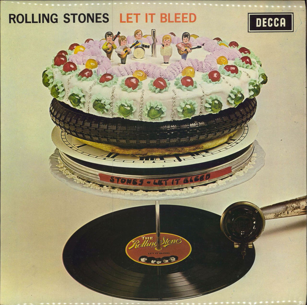 The Rolling Stones Let It Bleed - 5th + Poster UK vinyl LP album (LP record) SKL5025