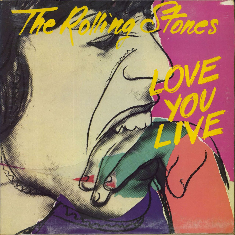 The Rolling Stones Love You Live - 1st + Inners - VG UK 2-LP vinyl record set (Double LP Album) COC89101