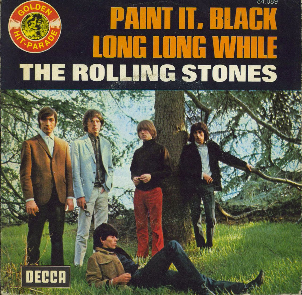 The Rolling Stones Paint It Black French 7" vinyl single (7 inch record / 45) 84.089