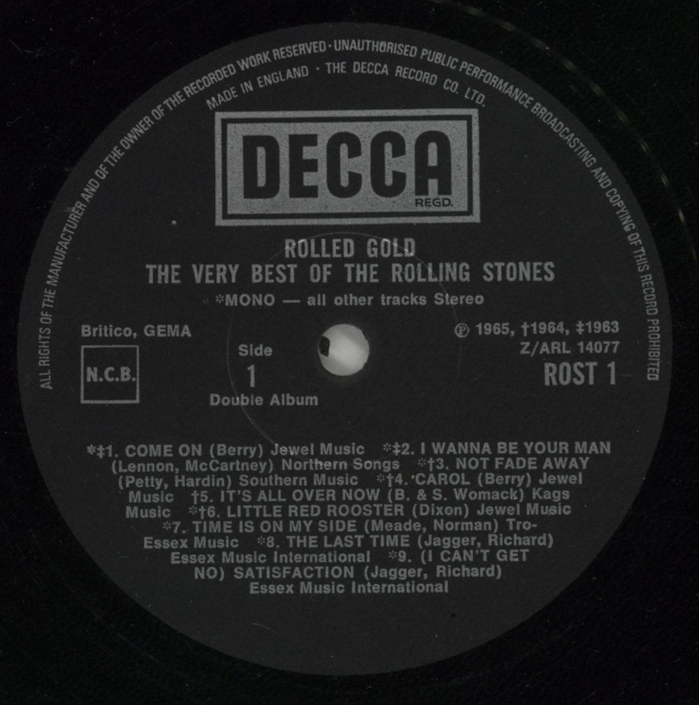 The Rolling Stones Rolled Gold - 2nd - EX UK 2-LP vinyl record set (Double LP Album) ROL2LRO616730