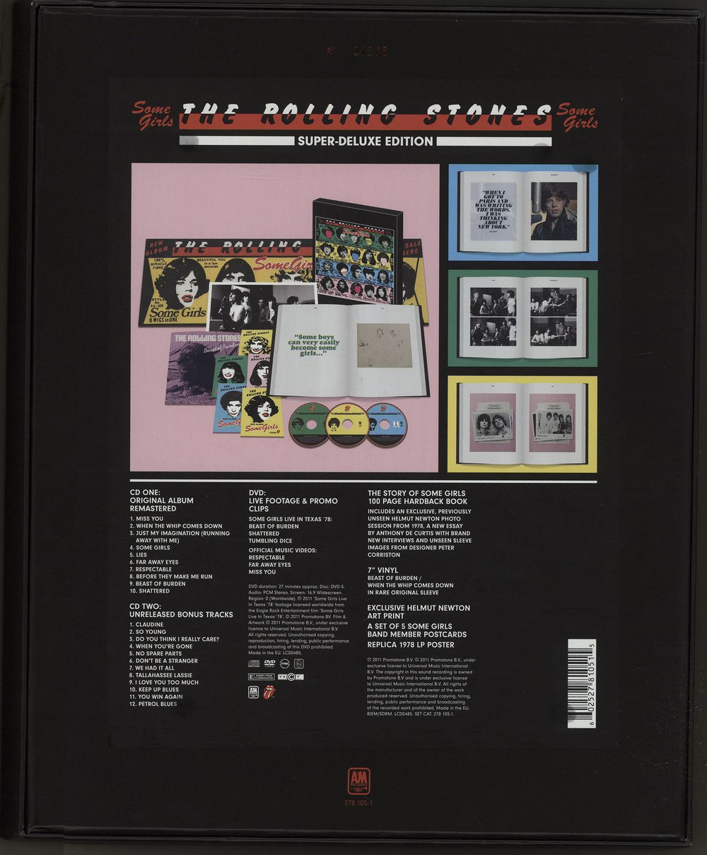 The Rolling Stones Some Girls - Super Deluxe Box Set UK CD Album Box Set ROLDXSO657346