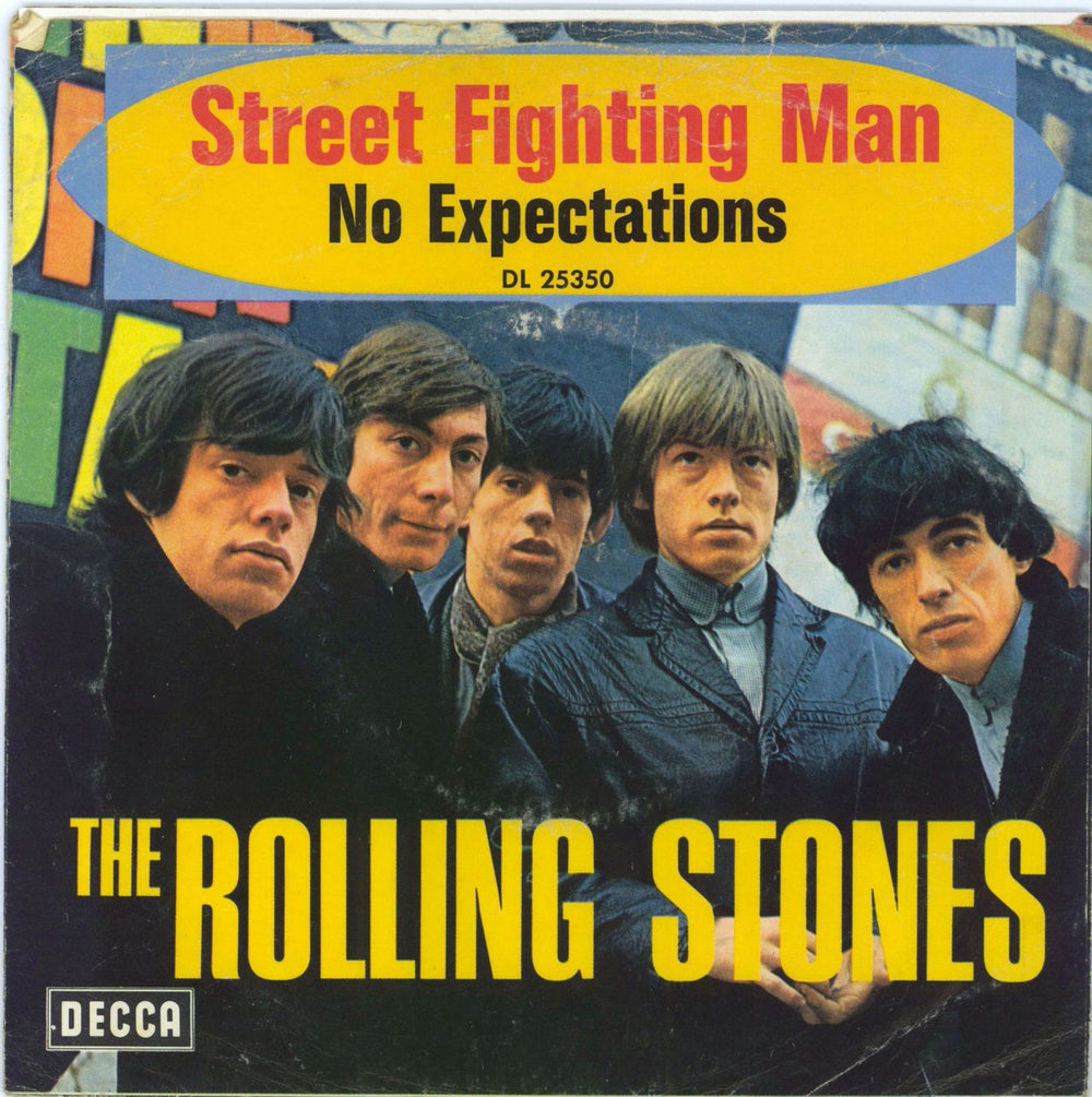 The Rolling Stones Street Fighting Man - 2nd German 7" vinyl single (7 inch record / 45) ROL07ST133059