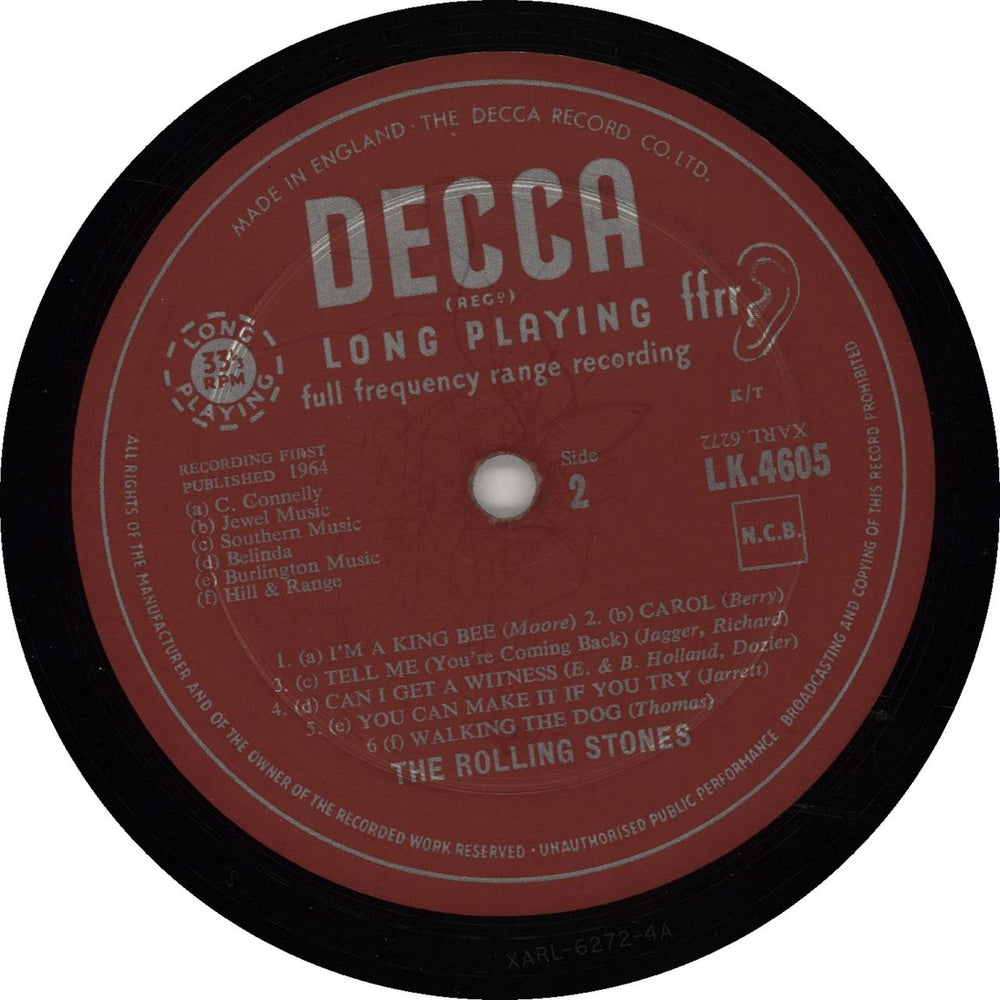 The Rolling Stones The Rolling Stones - 2nd [B] F/B - VG UK vinyl LP album (LP record)